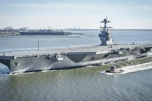 Tàu USS Gerald R. Ford. Ảnh: WIKIPEDIA