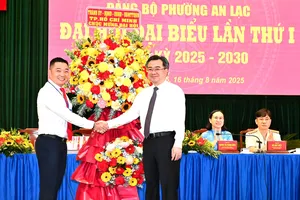 Đồng chí Lê Trương Hải Hiếu làm Bí thư Đảng ủy phường An Lạc (TPHCM)