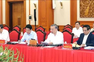 Tổng Bí thư Tô Lâm chủ trì buổi làm việc