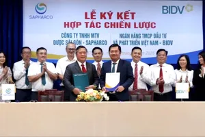 Sapharco và BIDV - Chi nhánh Sở Giao dịch 2 thực hiện ký kết hợp tác