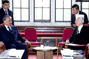 Tổng Bí thư Tô Lâm hội kiến Chủ tịch Thượng viện Anh John Mcfall