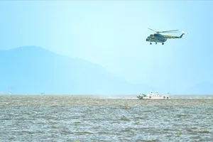An Giang huấn luyện bay cấp cứu trên biển