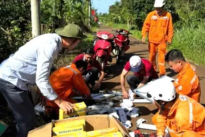 Xã Kim Long cải tạo tuyến đường theo mô hình sáng - xanh - sạch - đẹp - an toàn