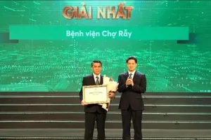 Bệnh viện Chợ Rẫy đạt giải Nhất Cuộc thi "Cơ sở y tế không khói thuốc lá" lần thứ 1