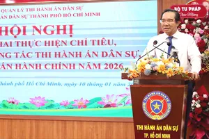 Năm 2025, số tiền Thi hành án dân sự TPHCM giải quyết chiếm hơn 40% toàn quốc 