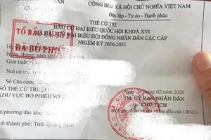 Cảnh báo nguy cơ lộ thông tin cá nhân khi đăng thẻ cử tri lên mạng xã hội 