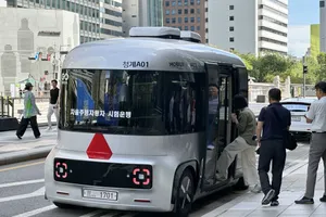 Xe buýt tự hành tại Seoul, Hàn Quốc. Ảnh: The Korea Herald