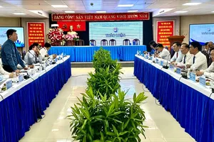 Đại diện các trường đại học phát biểu tại hội nghị ký kết ghi nhớ hợp tác. Ảnh: THANH HIỀN