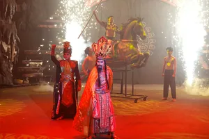 Đặc sắc vở kịch xiếc “Thánh Gióng hùng thiêng sử tích”