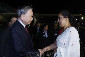 Tổng Bí thư, Chủ tịch nước Tô Lâm bắt đầu thăm cấp Nhà nước Cộng hòa xã hội chủ nghĩa dân chủ Sri Lanka