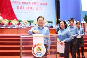 Đại hội XIV Công đoàn Việt Nam dự kiến bầu 135 ủy viên Ban Chấp hành