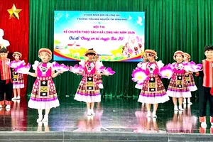 21 đội đến từ các trường tiểu học và THCS trên địa bàn xã Long Hải tham gia hội thi