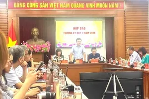 Họp báo thường kỳ của Bộ VH-TT-DL. Ảnh: Báo Nhân Dân