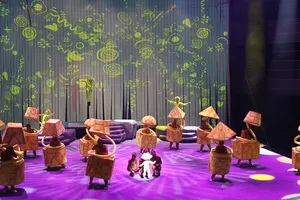 Chương trình nghệ thuật Mơ show diễn ra tại Rạp xiếc và biểu diễn đa năng Phú Thọ (phường Phú Thọ, TPHCM). Ảnh: DŨNG PHƯƠNG