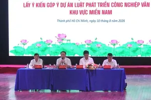 Quang cảnh hội thảo lấy ý kiến góp ý dự án Luật Phát triển công nghiệp văn hóa