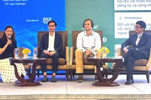 Khách mời tham gia phiên thảo luận. Ảnh: THANH DUNG 