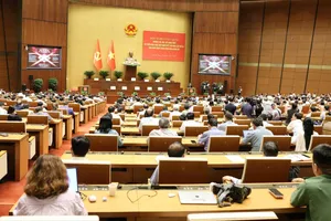 Hội nghị toàn quốc nghiên cứu, học tập, quán triệt và triển khai thực hiện Nghị quyết Hội nghị lần thứ 3 Ban Chấp hành Trung ương Đảng khóa XIV, sáng 29-7. Ảnh: QUANG PHÚC