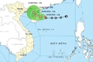 Áp thấp nhiệt đới có khả năng mạnh thêm