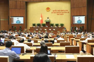 Quang cảnh hội trường Diên Hồng chiều 23-8. Ảnh: QUANG PHÚC 
