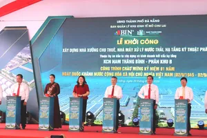 Đà Nẵng khởi công 3 hạng mục hơn 1.000 tỷ đồng tại Khu công nghiệp Nam Thăng Bình
