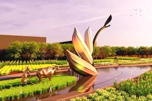 Cà Mau khởi công Công viên Ba hạt lúa 