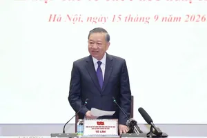 Tổng Bí thư, Chủ tịch nước Tô Lâm phát biểu. Ảnh: TTXVN