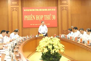 Tổng Bí thư, Chủ tịch nước Tô Lâm phát biểu chỉ đạo tại Phiên họp thứ 30 của Ban Chỉ đạo Trung ương về phòng, chống tham nhũng, lãng phí, tiêu cực, ngày 18-6. Ảnh: ĐCS