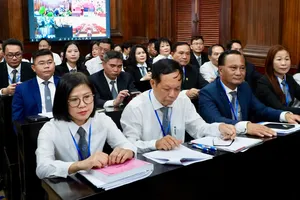 Hoạt động của luật sư tại một phiên tòa. ẢNH: T.C