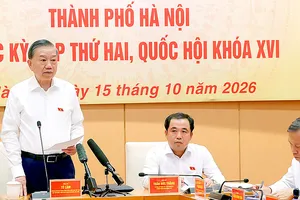 Tổng Bí thư, Chủ tịch nước Tô Lâm phát biểu tại buổi làm việc. Ảnh: TTXVN