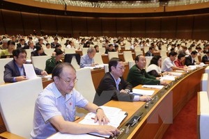 National Assembly deputies during a session-Photo: VNS