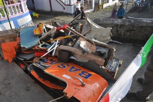 Plane carrying five people crashes in eastern Indonesia