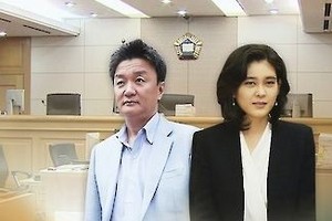 The graphic image shows Lee Boo-jin (R), CEO of Hotel Shilla Co., and her ex-husband, Im Woo-jae, former advisor of Samsung Electro-Mechanics Co. on Sept. 22, 2016. (Yonhap)