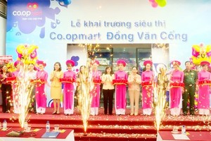 The opening ceremony of Dong Van Cong Coopmart, Thanh My Loi ward, District 2, HCMC
