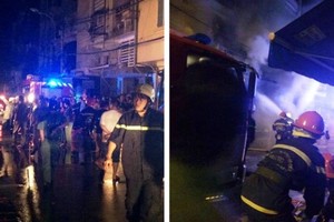 Fire destroys store in district 3, HCMC