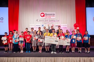 At the Qooco Asia Spelling Cup 2016
