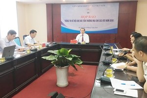 At press meeting -Photo SGGP