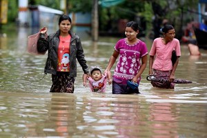 Floods leave five dead, 54,000 displaced in Myanmar