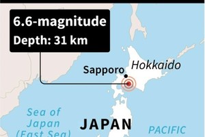 Landslides after powerful 6.6 magnitude quake hits Japan’s Hokkaido 