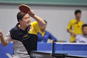 Những quả giật của tay vợt Vũ Mạnh Cường vẫn còn sắc bén như ngày nào