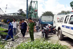 Lực lượng chức năng tại hiện trường