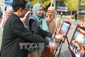 Khách tham quan triển lãm. Ảnh: TTXVN