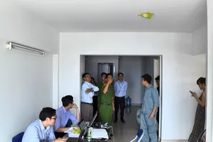 Kiểm tra PCCC tại chung cư Bàu Cát 2