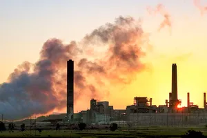 Tình trạng thải khí CO2 góp phần gây nóng lên toàn cầu