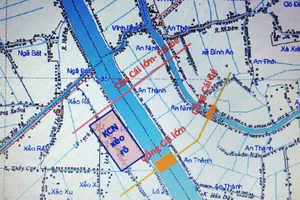 Vị trí dự kiến xây dựng hệ thống thủy lợi Cái Lớn - Cái Bé