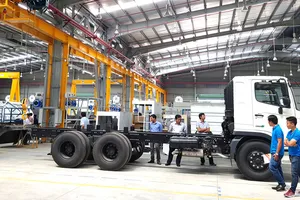 Nhà máy ô tô chuyên dùng Samco. Ảnh: THIỆN NHÂN