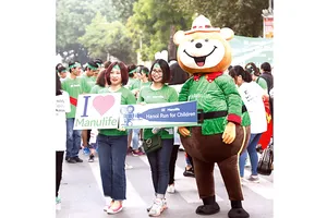 500 nhân viên và đại lý Manulife Việt Nam tham gia cuộc chạy vì trẻ em Hà Nội 2018