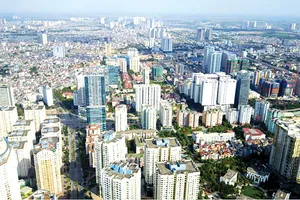 Một góc khu vực nội đô Hà Nội. Ảnh: PHẠM HÙNG