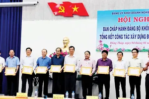 Đảng bộ Xổ số kiến thiết Đồng Tháp đạt tiêu chuẩn “Trong sạch, vững mạnh” tiêu biểu năm 2018