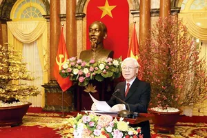 Tổng Bí thư, Chủ tịch nước chúc tết lãnh đạo Đảng, Nhà nước và đồng bào, chiến sĩ cả nước