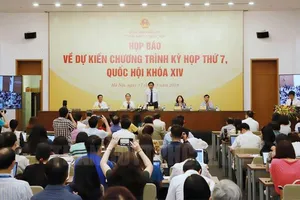 Họp báo chiều 17-5. Ảnh: Thanhuytphcm